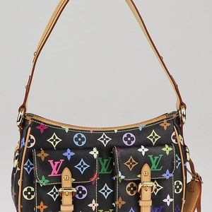 Louis Vuitton Black Monogram Multicolore Lodge PM
